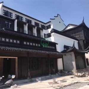 瀏陽防腐木門頭；裝飾-湖南防腐木廠家